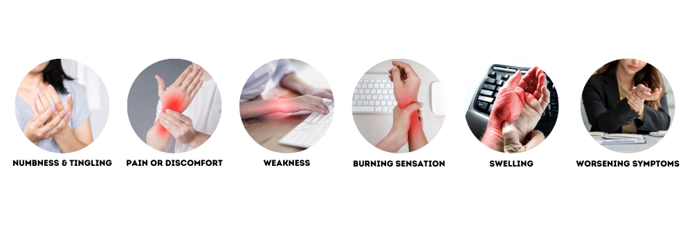 Symptoms of Carpal Tunnel Syndrome